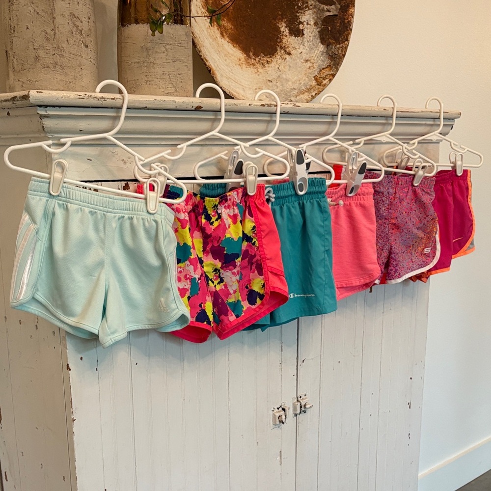 Lot of Little Girls (Size 7/8) athletic/soccer shorts
